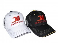 メジャーステージ　キャップ MCP-2014 ホワイト ブラック